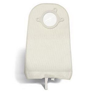 Natura® Two-Piece Urostomy Pouch, Flange 1-1/4" (32mm), Transparent 10" (25.4cm), Bendable Tap - Box of 10