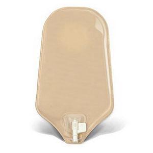 Natura® Two-Piece Urostomy Pouch, Flange 1-1/2" (38mm), Opaque 10" (25.4cm), Accuseal® Tap - Box of 10