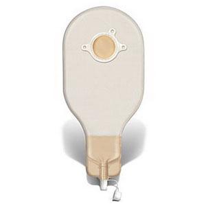 Natura® Two-Piece High Output Drainable Pouch, Flange 2-1/4" (57mm), Opaque 14" (35.5cm), Spout - Box of 5