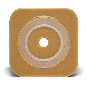 Natura® Stomahesive® Skin Barrier, 4" x 4" (10cm x 10cm) , Cut-to-Fit Stoma Opening 1/2" - 1-1/4" (13mm - 32mm), Flange 1-3/4" (45mm) - Box of 10