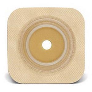 Natura® Flexible Durahesive® Skin Barrier, 5" x 5" (12.5cm x 12.5cm) Tan, Cut-to-Fit Stoma Opening 1/2" - 1-3/4" (13mm - 45mm), Flange 2-1/4" (57mm) - Box of 10