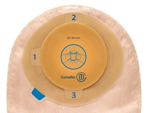 Esteem®+ One-Piece Stomahesive® Skin Barrier, Moldable Stoma Opening 13/16" - 1-3/16" (20mm - 30mm), Closed Pouch, Opaque with Easy-View Window 8" (20.3cm) - Box of 30