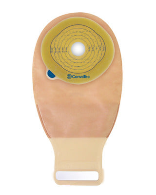 Esteem®+ One-Piece Stomahesive® Skin Barrier, Pre-Cut Stoma Opening 1-9/16" (40mm), Drainable Pouch, Opaque 12" (30.5cm), InvisiClose® - Box of 10