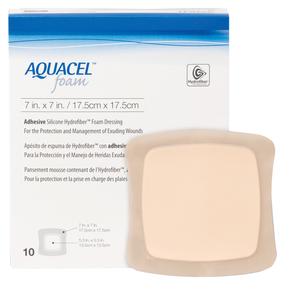 BX/10 AQUACEL FOAM ADHESIVE DRESSING, STERILE 17.5CM X 17.5CM
