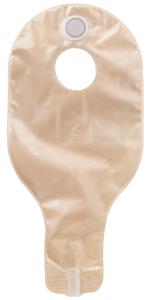 Natura® Two-Piece High Output Drainable Pouch, Flange 1-3/4" (45mm), Transparent 14" (35.5cm), Spout - Box of 5