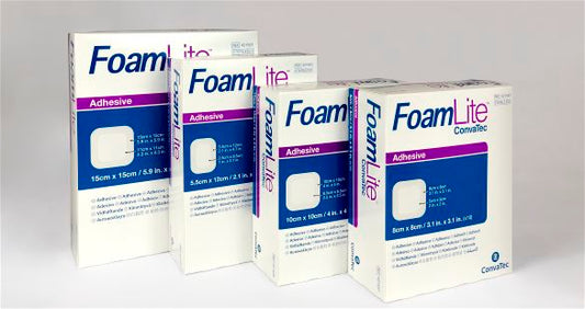 BX/10 CONVATEC FOAM LITE DRESSING, 15CM X 15CM.