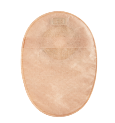 Esteem®+ One-Piece Stomahesive® Skin Barrier, Cut-to-Fit Stoma Opening 2" (50mm), Closed Pouch, Opaque 8" (20.3cm) - Box of 30