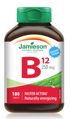 Jamieson B12 250MCG 100 Tablets