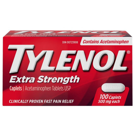Tylenol Extra Strength 500mg 100 Caplets