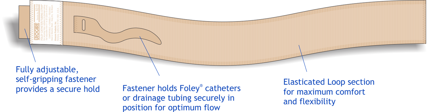 EA/1 CATHETER/TUBING STRAP, 11IN - 37IN, SIZE LARGE