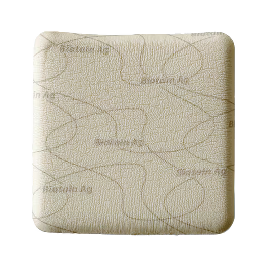 BX/5 BIATAIN AG NON-ADHESIVE FOAM DRESSING, SIZE 6IN X 6IN (15CM X 15CM)