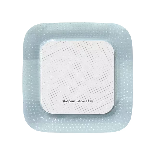 BX/10 BIATAIN LITE SILICONE FOAM DRESSING, SIZE 5IN X 5IN (12CM X 12CM)
