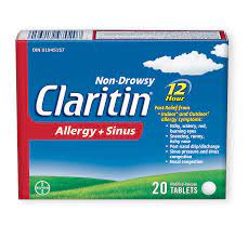 Claritin Allergy and Sinus Non-drowsy 20 Tablets