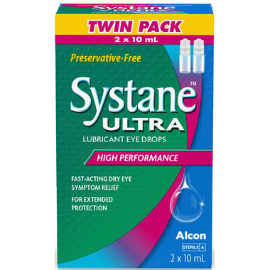 Systane Ultra High performance Eye Drops - 2 x 10ml