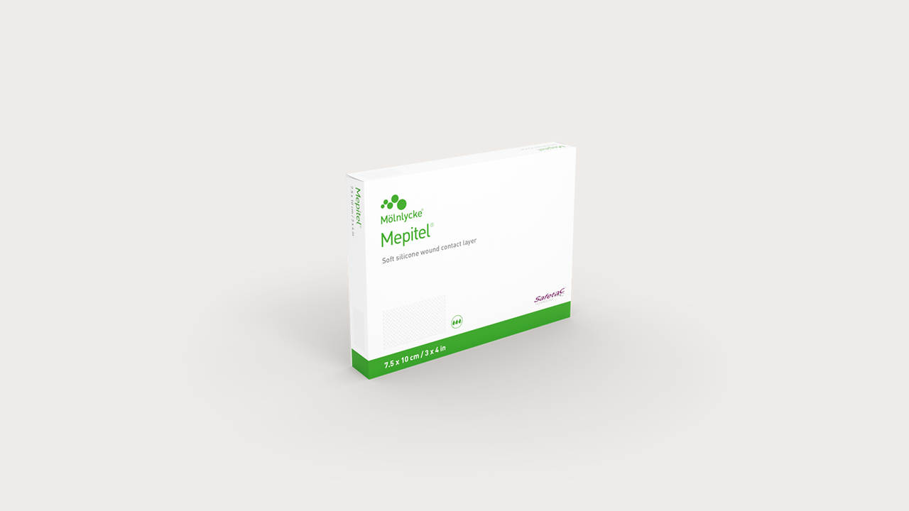 Mepitel® Adherent Dressing, Size 10cm x 18cm - Box of 10