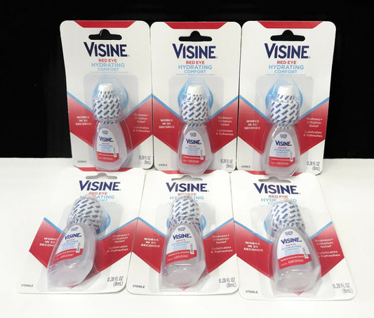 Visine Eye Drops - Pack of 6 8ml
