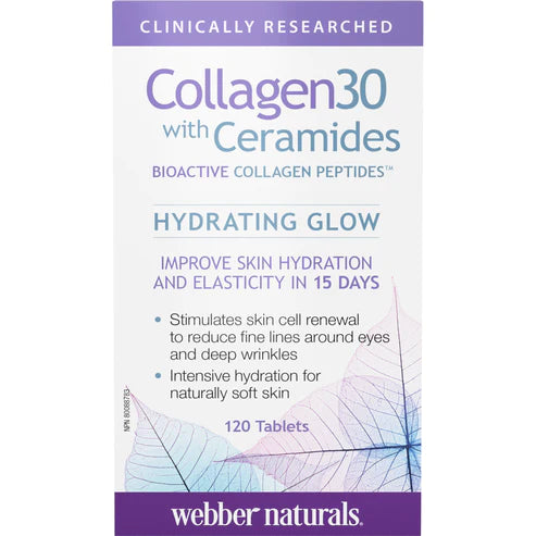 Webber Naturals Collagen 30 with Ceramides 120 Tablets