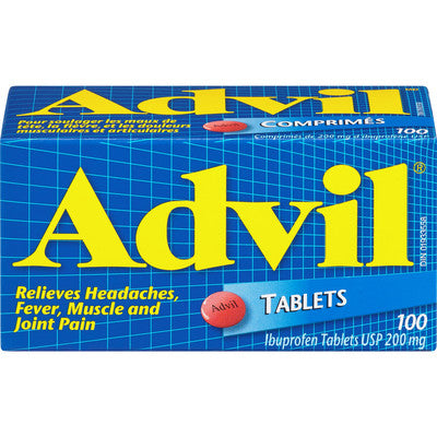 Advil 200mg 100 Tablets