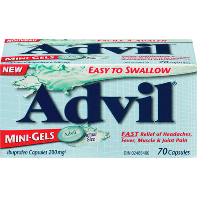Advil Easy to Swallow 70 Mini-Gels