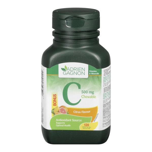 Adrien Gagnon Chewable Vitamin C Tablets Bonus Size