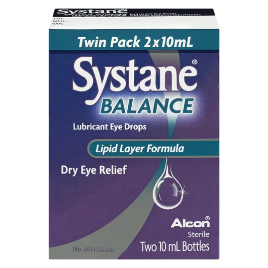 Systane Balance Lubricant Eye Drops 2x10ml