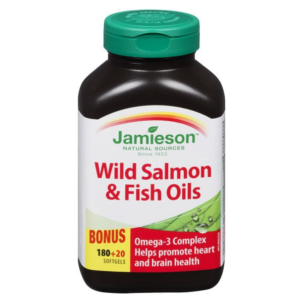 Jamieson Wild Salmon & Fish Oils Bonus Pack