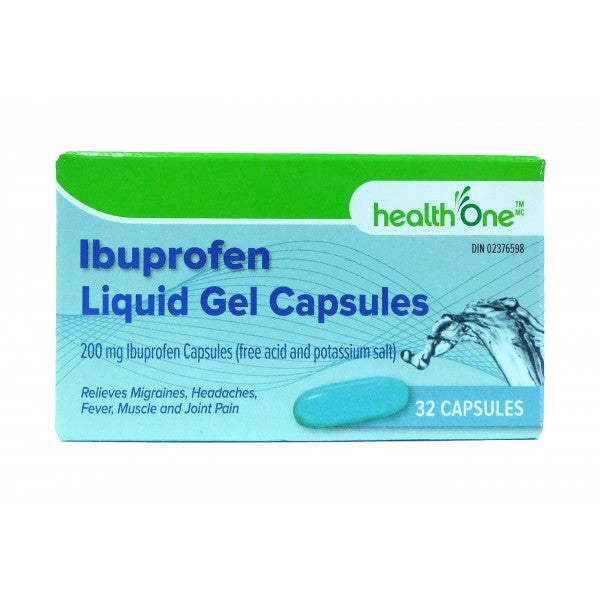 health One Ibuprofen Liquid Gel 32 Capsules