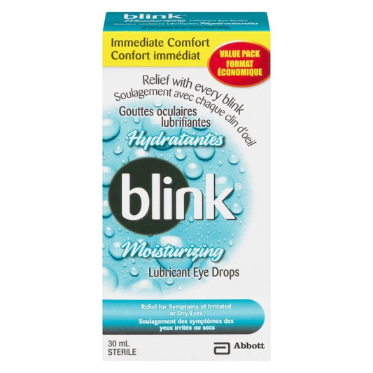 Blink Moisturizing Lubricant Eye Drops