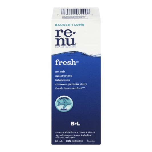 Bausch & Lomb ReNu Fresh Multi-Purpose Contact Lens Solution Travel Size