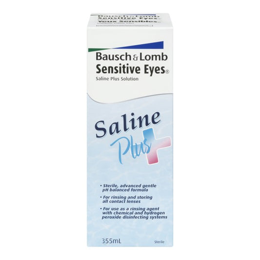 Bausch & Lomb Sensitive Eyes Saline Plus Solution