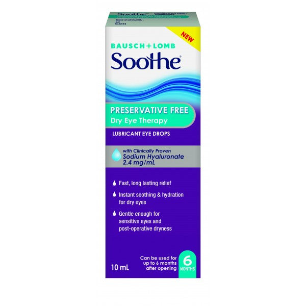 Bausch & Lomb Soothe Preservative Free Dry Eye Therapy
