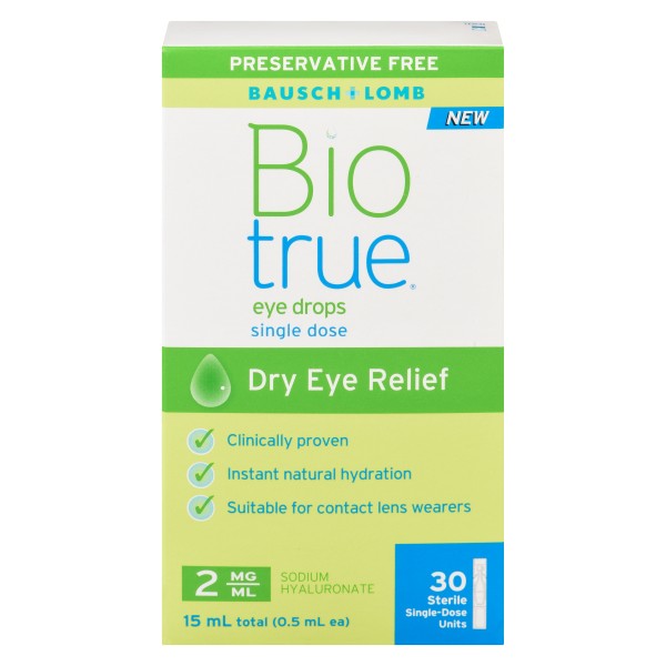 Biotrue Eye Drops Dry Eye Relief
