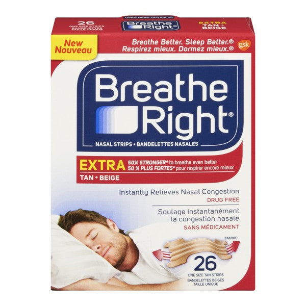 Breathe Right Extra Nasal Strips