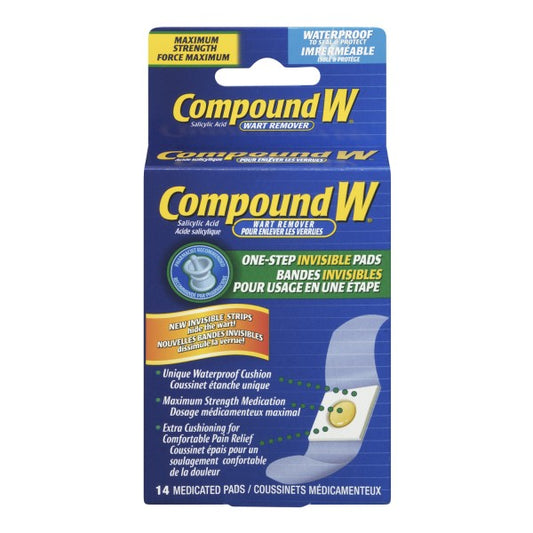 Compound W Invisible Wart Remover Pads