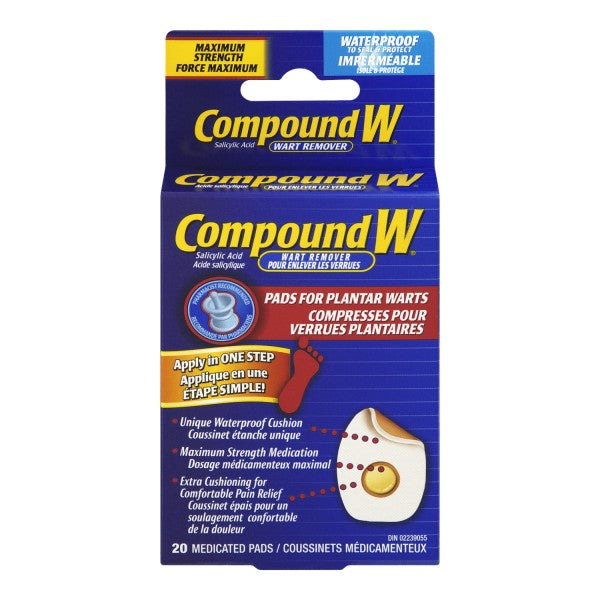 Compoud W One Step Compound W One Step Pads for Feet – McKnights Pharmacy