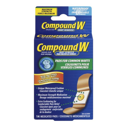 Compound W One Step Wart Remover Pads