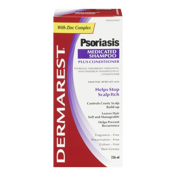 Dermarest Psoriasis Medicated Shampoo Plus Conditioner