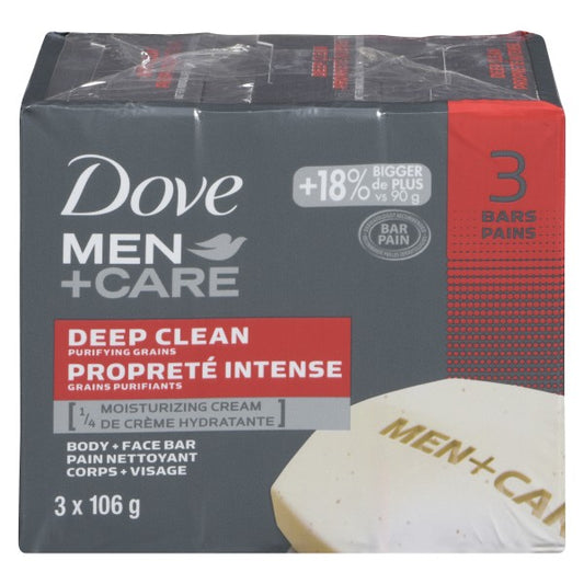 Dove Men+Care Deep Clean Body + Face Bar