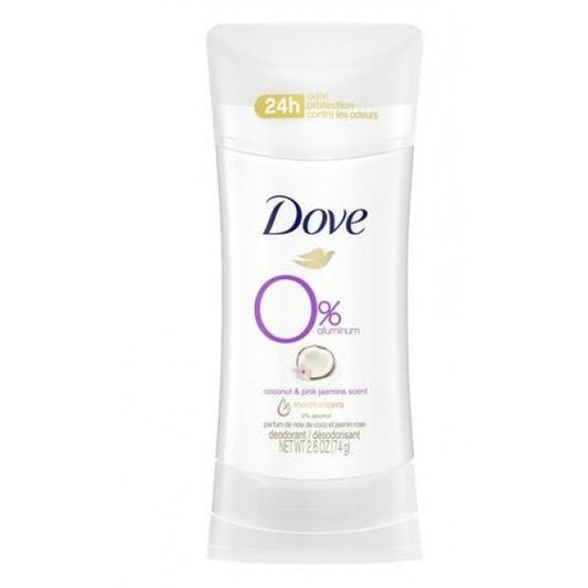 Dove Zero Aluminium Coconut and Pink Jasmine Deodorant