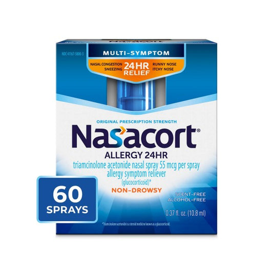 Nasacort Allergy 24hr Nasal Spray - 60 Doses
