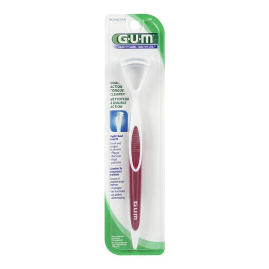 GUM Dual Action Tongue Cleaner