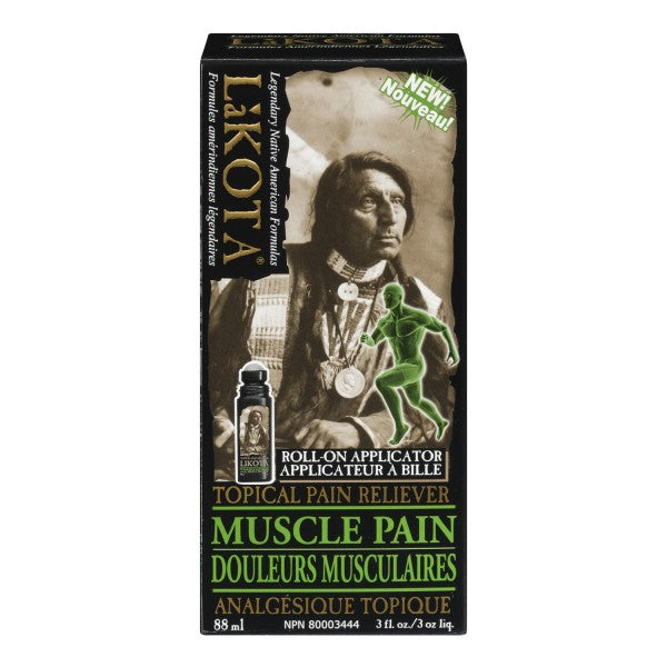 Lakota Roll-On Topical Muscle Pain Reliever