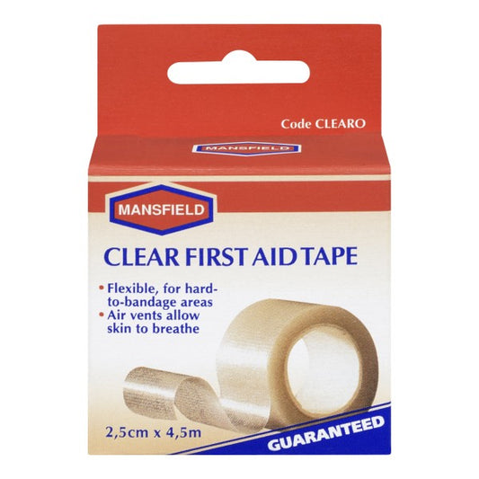 Mansfield Clear First Aid Tape