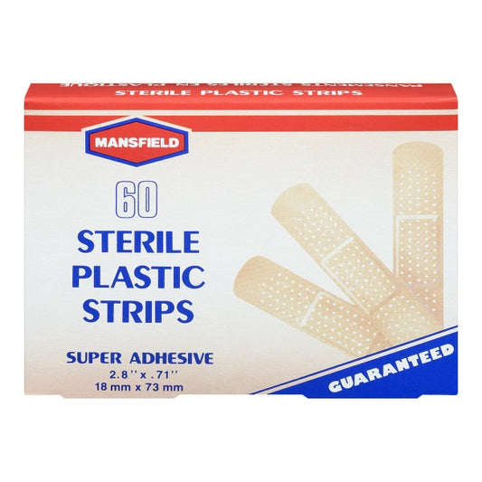 Mansfield Super Adhesive Sterile Plastic Strips