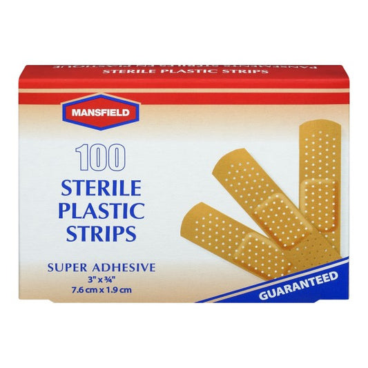 Mansfield Super Adhesive Sterile Plastic Strips