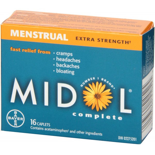 Midol Rx Midol Extra Strength Complete Menstrual – McKnights Pharmacy
