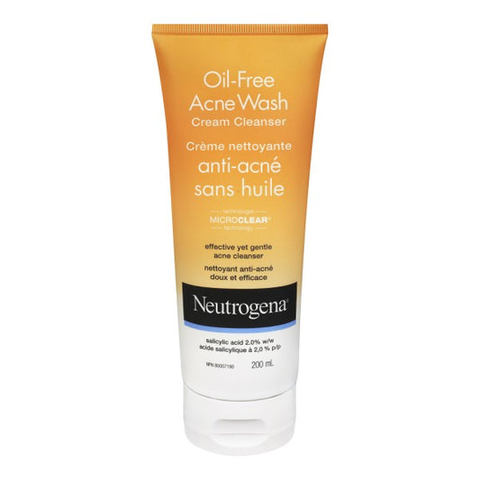 Neutrogena Oil-Free Acne Wash Cream Cleanser