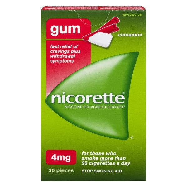 Nicorette Cinnamon Gum