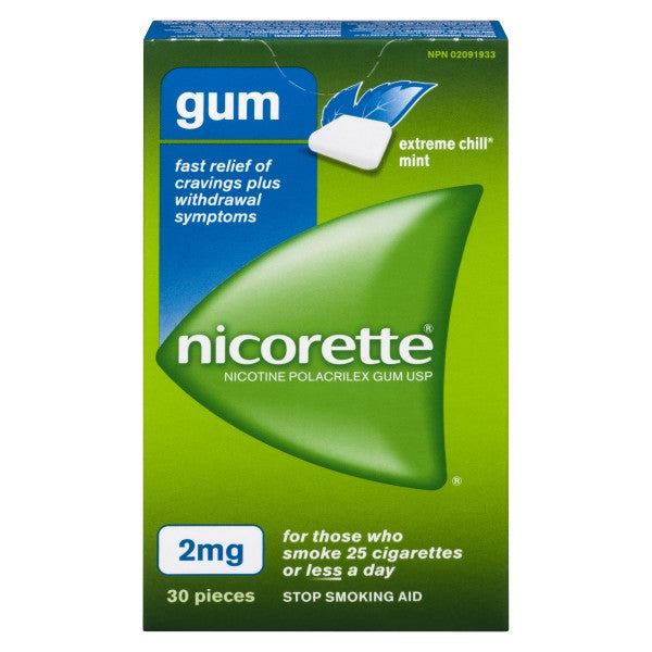 Nicorette Extreme Chill Mint Gum 2mg