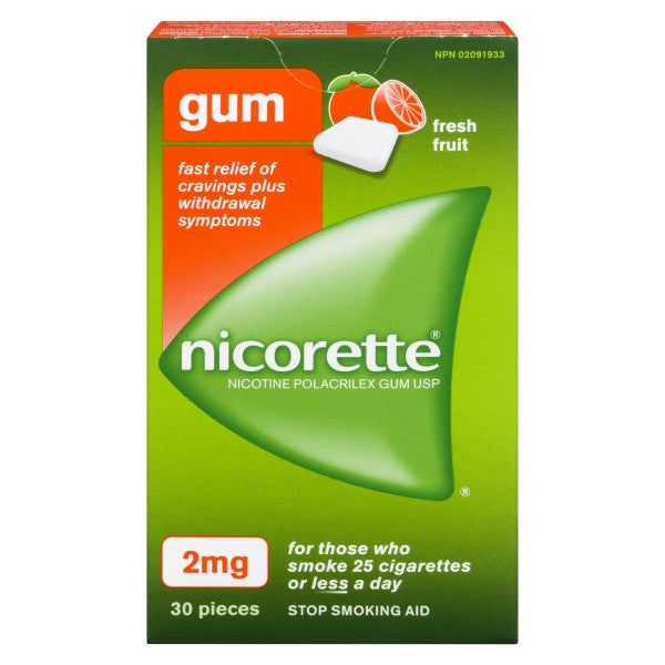 Nicorette Fresh Fruit Gum 2mg